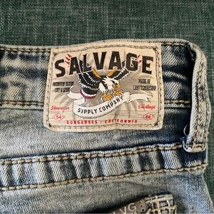 Salvage Kids' Gray Denim Jeans